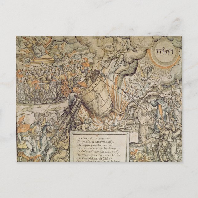 Carte Postale Le pot de fusion renversant (Devant)