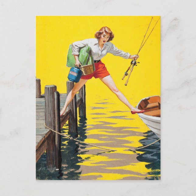 Carte Postale Le Prédicament, 1955 (Devant)