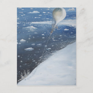 Carte Postale Le premier Aeronaut du capitaine Scott Antarctica.