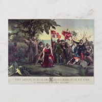 Le premier débarquement de Columbus