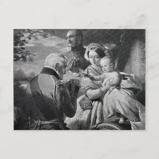 Carte Postale Le premier mai 1851, gravé par Werner (Devant)