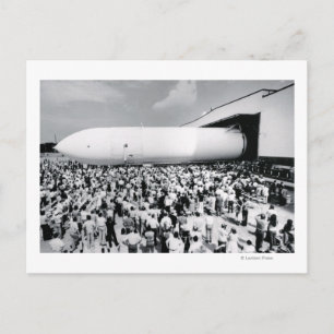 Carte Postale Le premier réservoir externe de navette spatiale