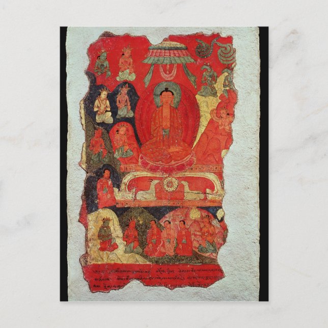 Carte Postale Le premier sermon de Bouddha (Devant)