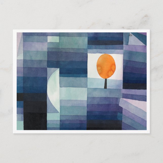 Carte Postale Le Présage de l'Automne (1922) par Paul Klee (Devant)