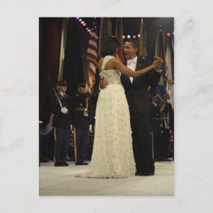 Carte Postale Le président Barack & Michele Obama