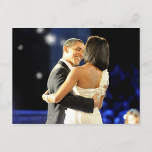 Carte Postale Le président Barack & Michele Obama