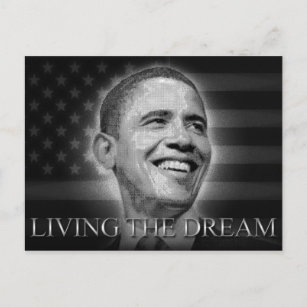 Carte Postale Le président Barack Obama - Vivre Le Rêve