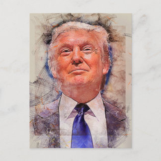 Carte Postale Le président Donald Trump