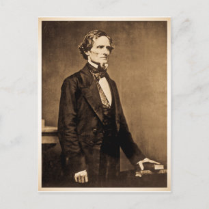 Carte Postale Le président du sud Jefferson Davis