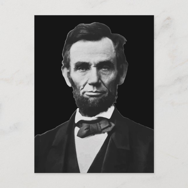 Carte Postale Le président Lincoln (Devant)