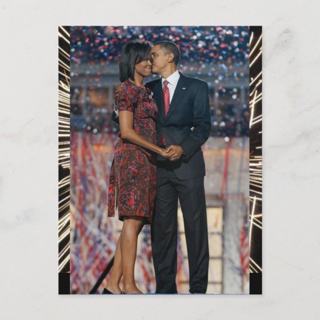 Carte Postale Le président Obama et Michelle Keepsaké (Devant)