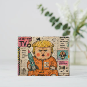 Carte Postale Le président toutou drôle