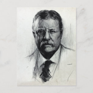 Carte Postale Le président vintage Theodore Teddy Roosevelt