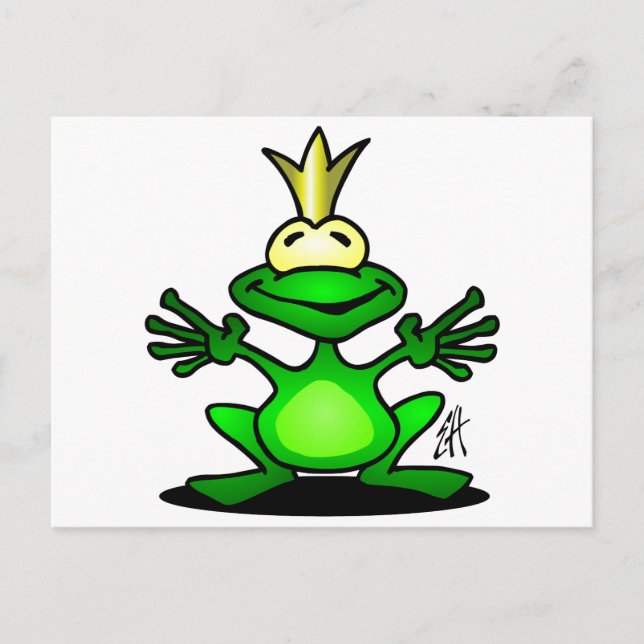 Carte Postale Le prince de la grenouille (Devant)