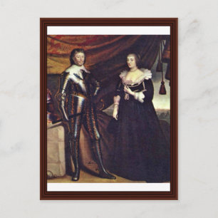 Carte Postale Le Prince Frederick Henry Et Sa Femme Amalia
