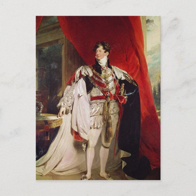 Carte Postale Le Prince Regent, plus tard George IV (Devant)