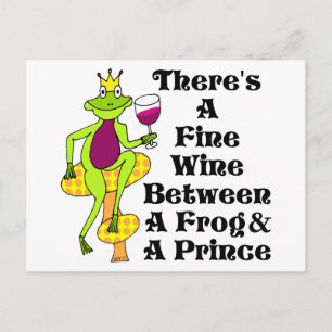 Carte Postale Le Prince Vin "Vin Fin Entre Grenouille Et Prince"