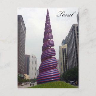 Carte Postale le printemps de Séoul