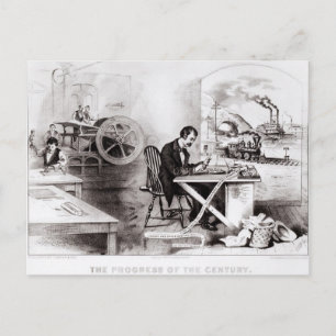 Carte Postale Le progrès du siècle