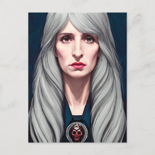 Carte Postale Le Protector Elder Witch Art Imaginaire peinture