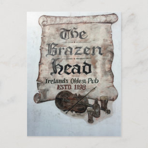 Carte Postale Le pub Brazen Head, Dublin, Irlande