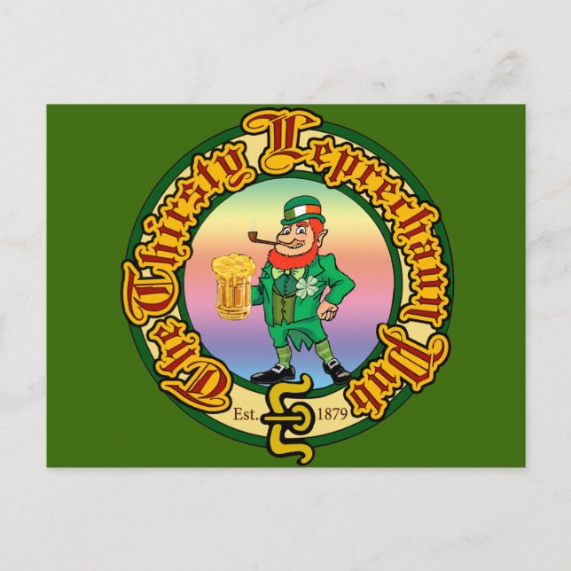 Carte Postale Le pub du lutin assoiffé (Devant)