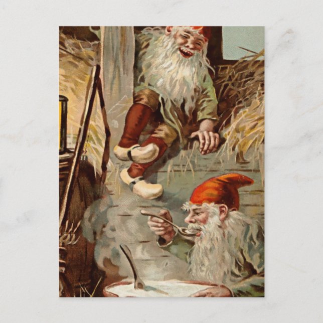 Carte Postale « Le pudding dans la grange » par Jenny Nystrom (Devant)