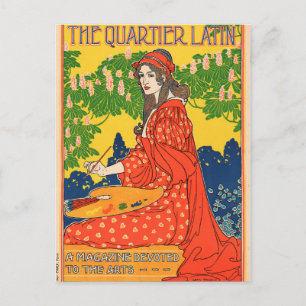 Carte Postale Le Quartier Latin. Un magazine consacré aux arts