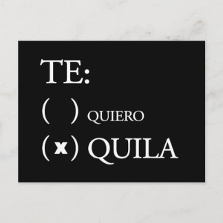 Carte Postale Le Quiero Tequila