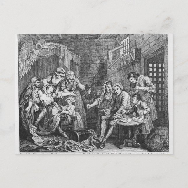 Carte Postale Le Rake en prison (Devant)