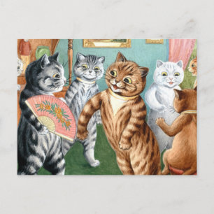 Carte Postale Le rassemblement de Louis Wain
