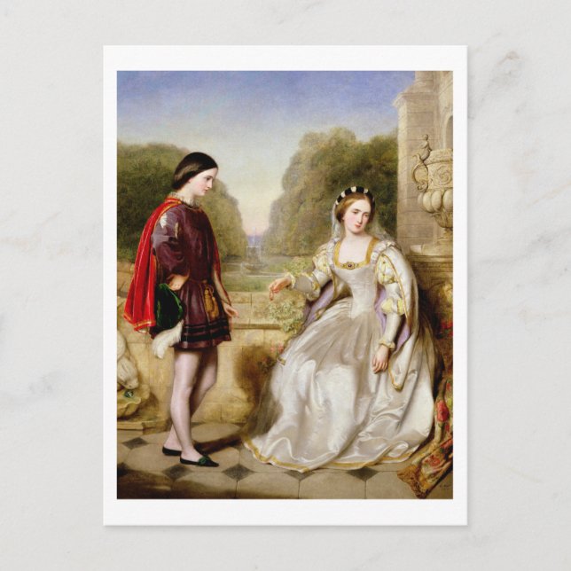 Carte Postale Le refus (huile sur toile) (Devant)