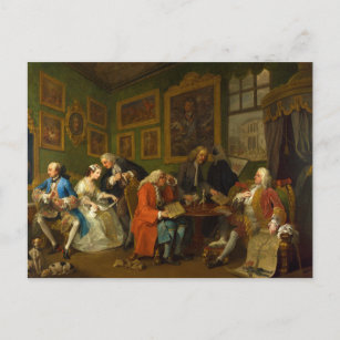 Carte Postale Le règlement sur le mariage (1743)
