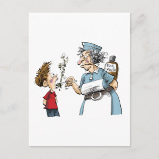 Carte Postale Le remède Maudissant !