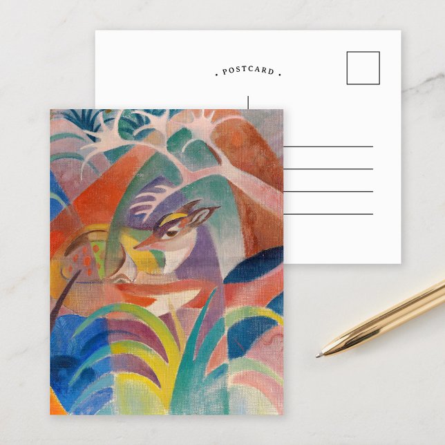 Carte Postale Le renard malade | Jean Bloé Niestlé (Créateur téléchargé)