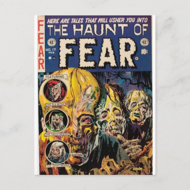 Carte Postale Le repaire de la peur 1 (Devant)
