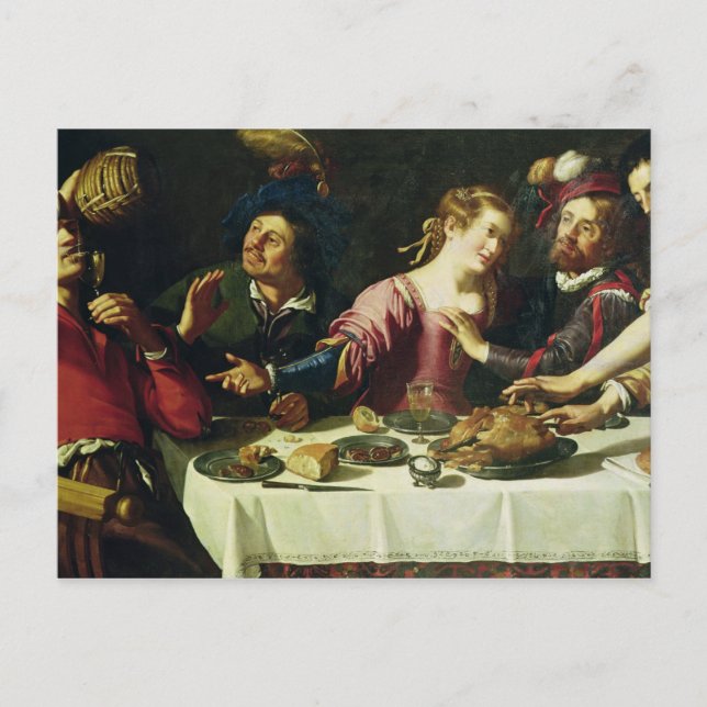 Carte Postale Le Repas (Devant)