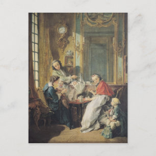 Carte Postale Le repas de l'après-midi, 1739