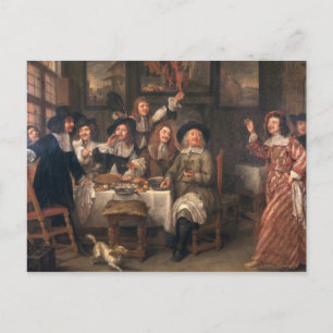 Carte Postale Le Repas Des Artistes