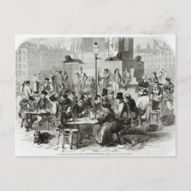 Carte Postale Le Restaurant des pieds mouillés (Devant)