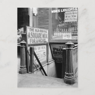 Carte Postale Le Restaurant Five Cent, 1915