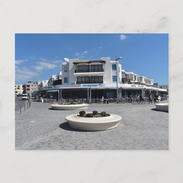 Carte Postale Le restaurant The Harbour sur le front de mer de P (Devant)