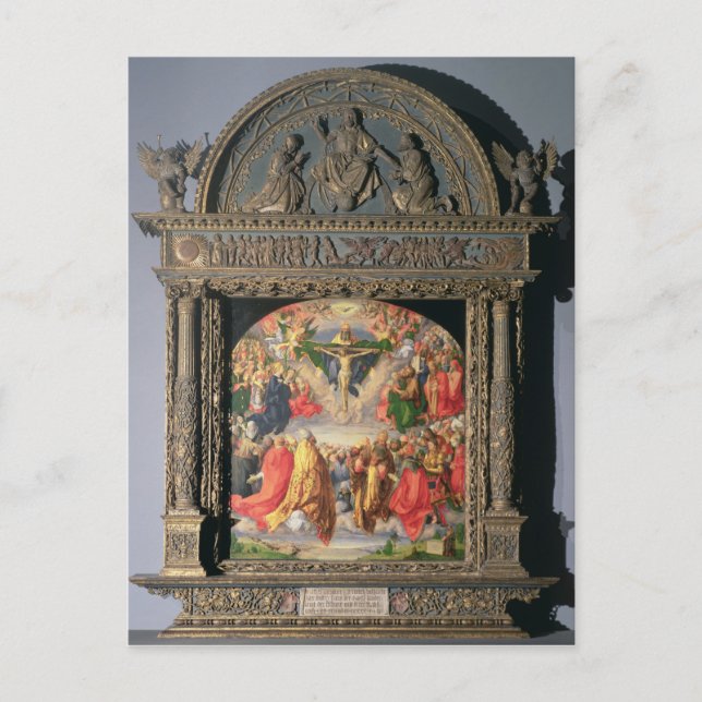 Carte Postale Le Retable Landauer, Toussaint, 1511 (Devant)