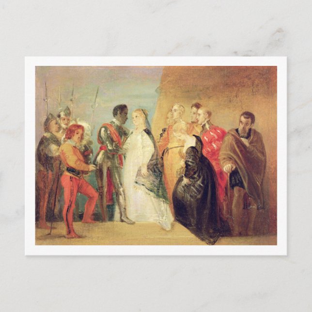 Carte Postale Le retour d'Othello, Acte II, Scène ii de 'Othe (Devant)