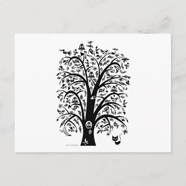 Carte Postale Le rêve de chat (Devant)