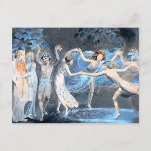 Carte Postale Le rêve de la nuit d'été, William Blake