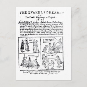 Carte Postale Le rêve des quakers