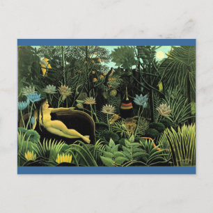 Carte Postale Le rêve d'Henri Rousseau (1910)