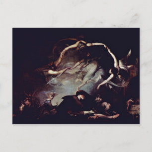 Carte Postale Le Rêve Du Berger De Füssli Johann Heinric