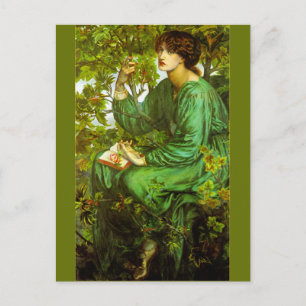 Carte Postale Le rêve du jour par Dante Gabriel Rossetti